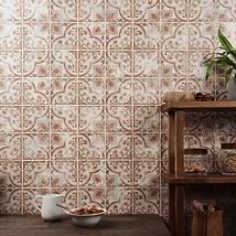 Paula Purroy Talia Vila Terracotta 5x5 Matte Ceramic Tile