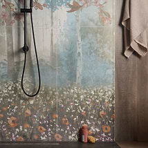 Art Gallery by Paula Purroy Secret Forest Multicolor 24x48 Artisan Decor Matte Porcelain Tile