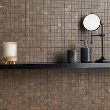 Portrait Copper 1x1 Matte Porcelain Mosaic Tile