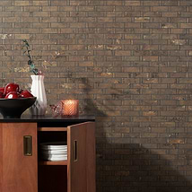 Portrait Copper 1x3 Weave Matte Porcelain Mosaic Tile