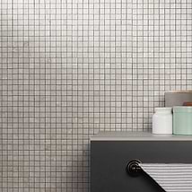 Portrait Ivory 1x1 Matte Porcelain Mosaic Tile