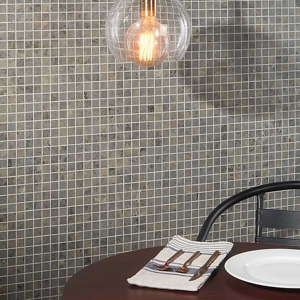 Portrait Sage Gray 1x1 Matte Porcelain Mosaic Tile