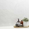 DreamStone Carrara Giola White 12x24 Polished Porcelain Tile; in White and Gray Porcelain; for Backsplash, Bathroom Floor, Bathroom Wall, Commercial Floor, Floor Tile, Kitchen Floor, Kitchen Wall, Outdoor Floor, Outdoor Wall, Shower Wall, Wall Tile; in Style Ideas Art Deco, Classic, Craftsman, Modern