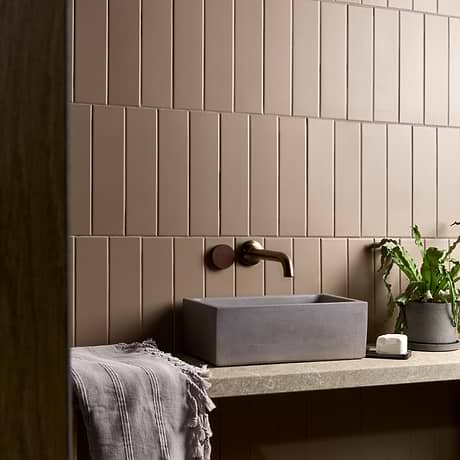 Roller Taupe 3x11 Matte Porcelain Subway Tile