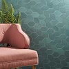 Bond Viridum Green Foliage Matte Porcelain Mosaic Tile