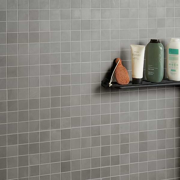 Clay Awake Gray 2x2 Matte Porcelain Mosaic