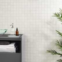 Clay Calm White 2x2 Matte Porcelain Mosaic