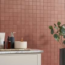 Clay Grace Red 2x2 Matte Porcelain Mosaic