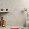 Era Crema Beige Organic Pattern Limestone Look Matte Porcelain Mosaic Tile; in Beige Color Body Porcelain; for Backsplash, Bathroom Floor, Bathroom Wall, Commercial Floor, Floor Tile, Kitchen Floor, Kitchen Wall, Outdoor Floor, Outdoor Wall, Pool Tile, Shower Floor, Shower Wall, Wall Tile; released 2025; new, trends