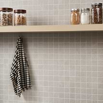 Era Linen White 2x2 Limestone Look Matte Porcelain Mosaic Tile
