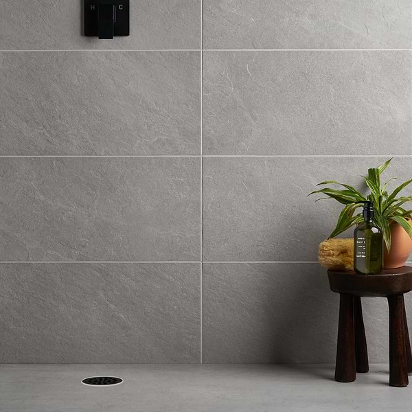 Era Silver Gray 12x24 Limestone Look Matte Porcelain Tile