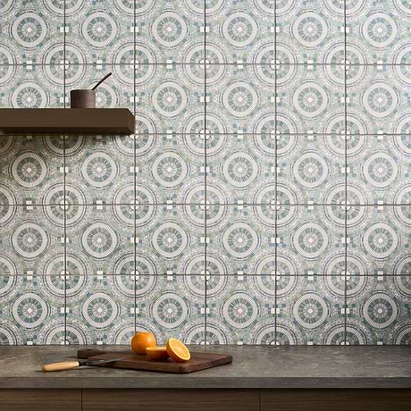Basilico Ocean Green 8x8 Matte Porcelain Tile