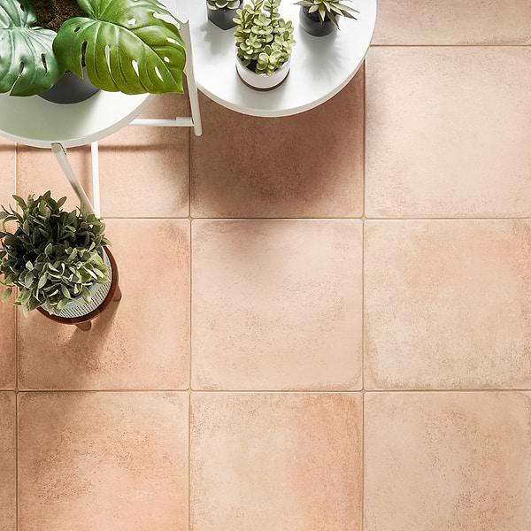 Burgos Terracotta Clay 14x14 Matte Porcelain Tile