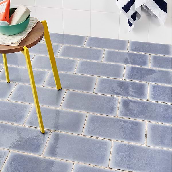 Jamesport Blue 6"x12" Glossy Porcelain Subway Tile