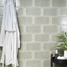Jamesport Sage Green 6"x12" Glossy Porcelain Subway Tile
