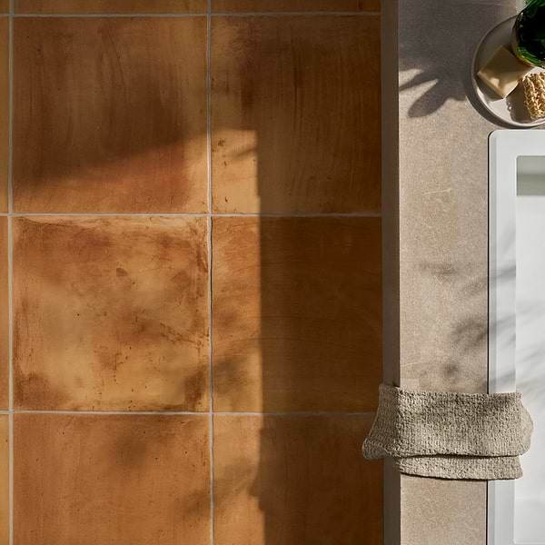 Saltillo Peach Terracotta 18x18 Matte Porcelain Tile