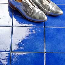 Cavallo Poseidon Blue 7x7 Glossy Porcelain Tile