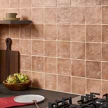 Navari Terracotta 5x5 Textured Matte Ceramic Tile