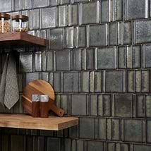 Kinro Garden Green 6x6 3D Metallic Look Matte Porcelain Tile