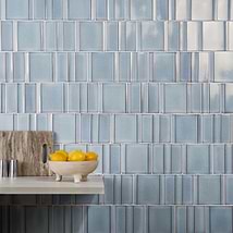 Kinro River Blue 6x6 3D Polished Porcelain Tile