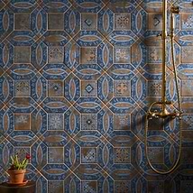 Morocco Medina Multicolor 4x8 Picket and 4x4 Square Matte Porcelain Tile