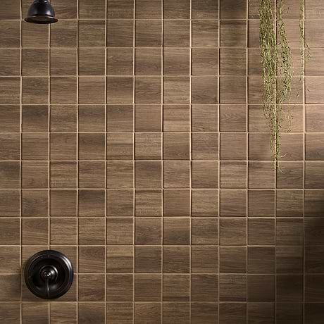Morocco Willow Brown 4x4 Square Matte Porcelain Tile