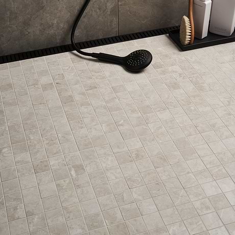 Thor Bone Beige 2x2 Matte Porcelain Mosaic Tile