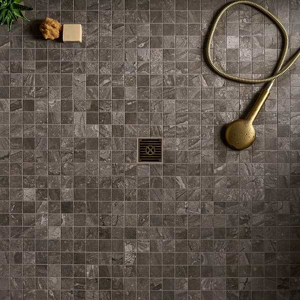 Santo Earth Brown 2x2 Matte Porcelain Mosaic Tile