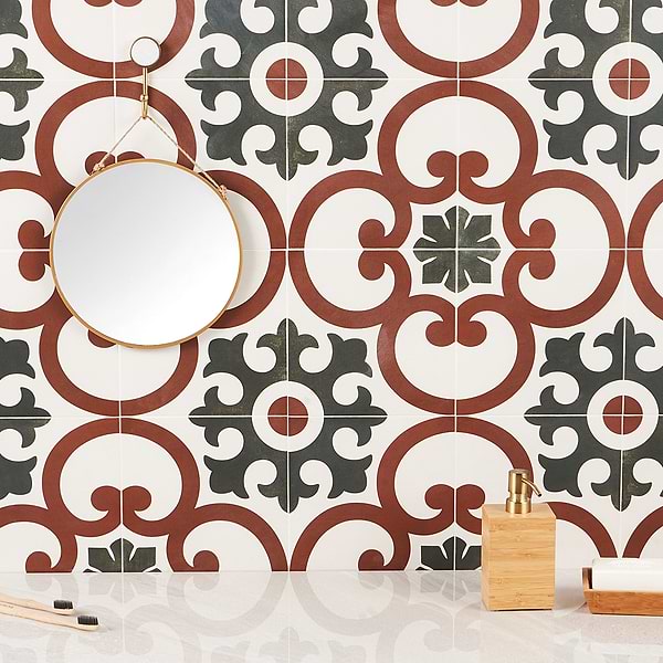Lapaz Dahlia 9x9 Matte Porcelain Tile