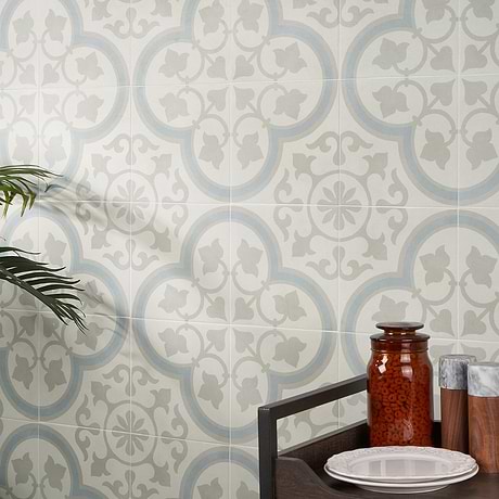 Encaustic Look Porcelain Tile for Backsplash,Kitchen Floor,Kitchen Wall,Bathroom Floor,Bathroom Wall,Shower Wall,Shower Floor,Outdoor Floor,Outdoor Wall,Commercial Floor