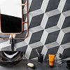 Cascais Block Gray 9x9 Matte Porcelain Tile