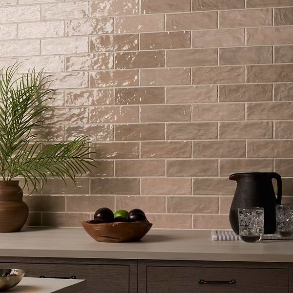 Portmore Taupe 3x8 Glazed Ceramic Tile