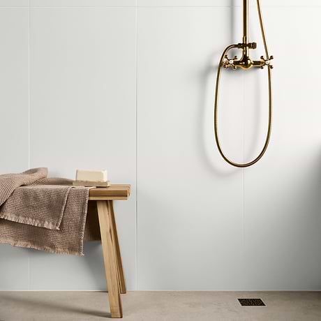 Plaster Chalk White 18x48 Matte Ceramic Tile