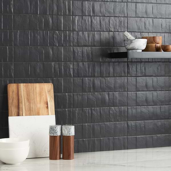 Rework Gray Blue 3x12 Matte Porcelain Tile