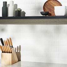 Rework Plaster White 3x12 Matte Porcelain Tile