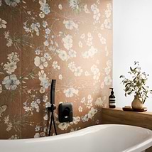Wakana Autumn Terracotta 24x48 Artisan Decor Matte Porcelain Tile
