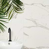 Versilia Statuario White 12X24 Polished Porcelain Tile; in White Porcelain; for Backsplash, Bathroom Floor, Bathroom Wall, Commercial Floor, Floor Tile, Kitchen Floor, Kitchen Wall, Outdoor Wall, Shower Wall, Wall Tile; in Style Ideas Art Deco, Contemporary, Craftsman, Modern