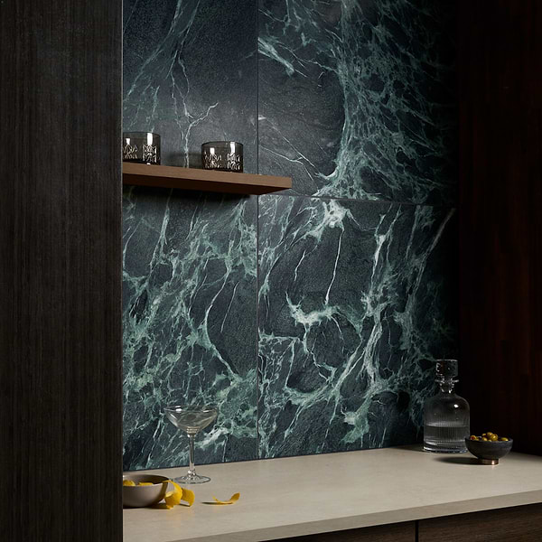 Verde Alpi 24x24 Honed Marble Tile