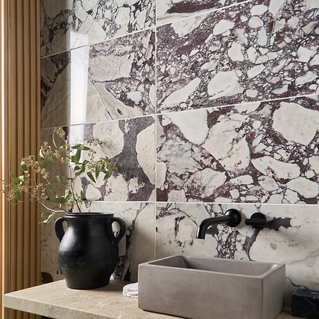 Afyon Violet 12x24 Polished Marble Tile