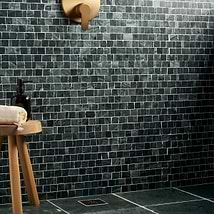 Avanti Verde Green Hand Clipped Joint Honed Marble Mosaic Tile
