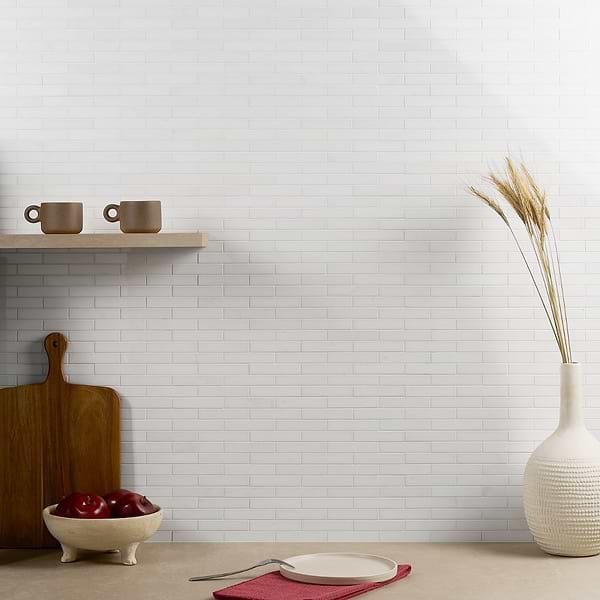 White Thassos 3/4 X4 Big Brick Polished Marble Tile