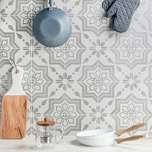 Cascais Silver Sky 9x9 Matte Porcelain Tile