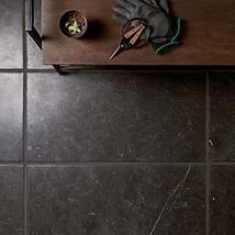 Catalina Charcoal Gray 18x36 Chiseled Edge Belgian Bluestone Limestone Tile