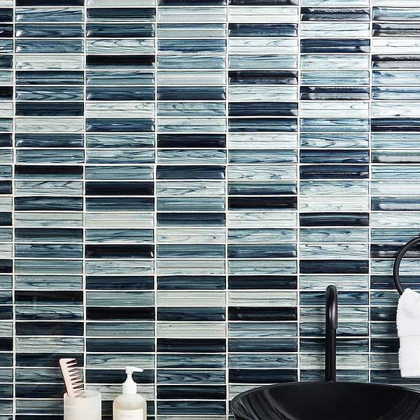 Maya Stacked Dusk Mosaic Tile