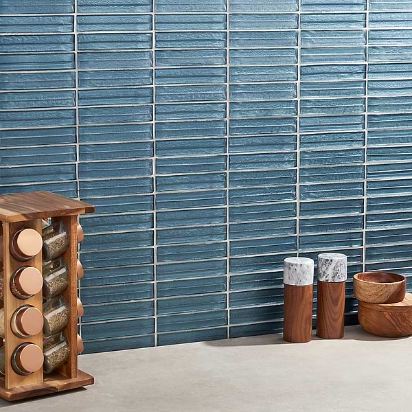 Maya Stacked Sky Mosaic Tile 