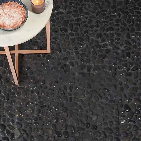 Pebble Tile for Backsplash,Bathroom Floor,Bathroom Wall,Commercial Floor,Kitchen Floor,Kitchen Wall,Outdoor Wall,Pool Tile,Shower Floor,Shower Wall