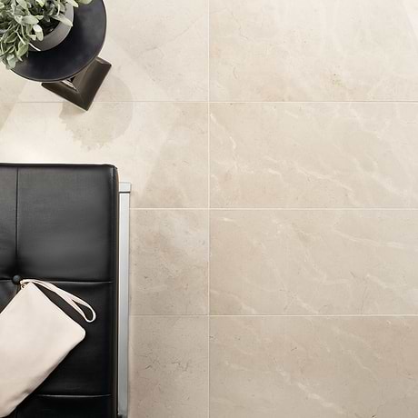 Crema Marfil 12x24 Polished Marble Tile