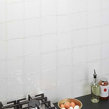 Lily Pearls Polished Nanoglass and Pearl Mosaic