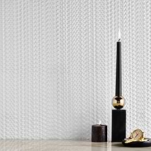 Sound Echo 3D White Resin Mosaic Tile