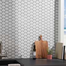 Suki Gray 2x3 Fishscale Matte Glass Mosaic Tile